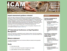 Tablet Screenshot of icam-coalition.org